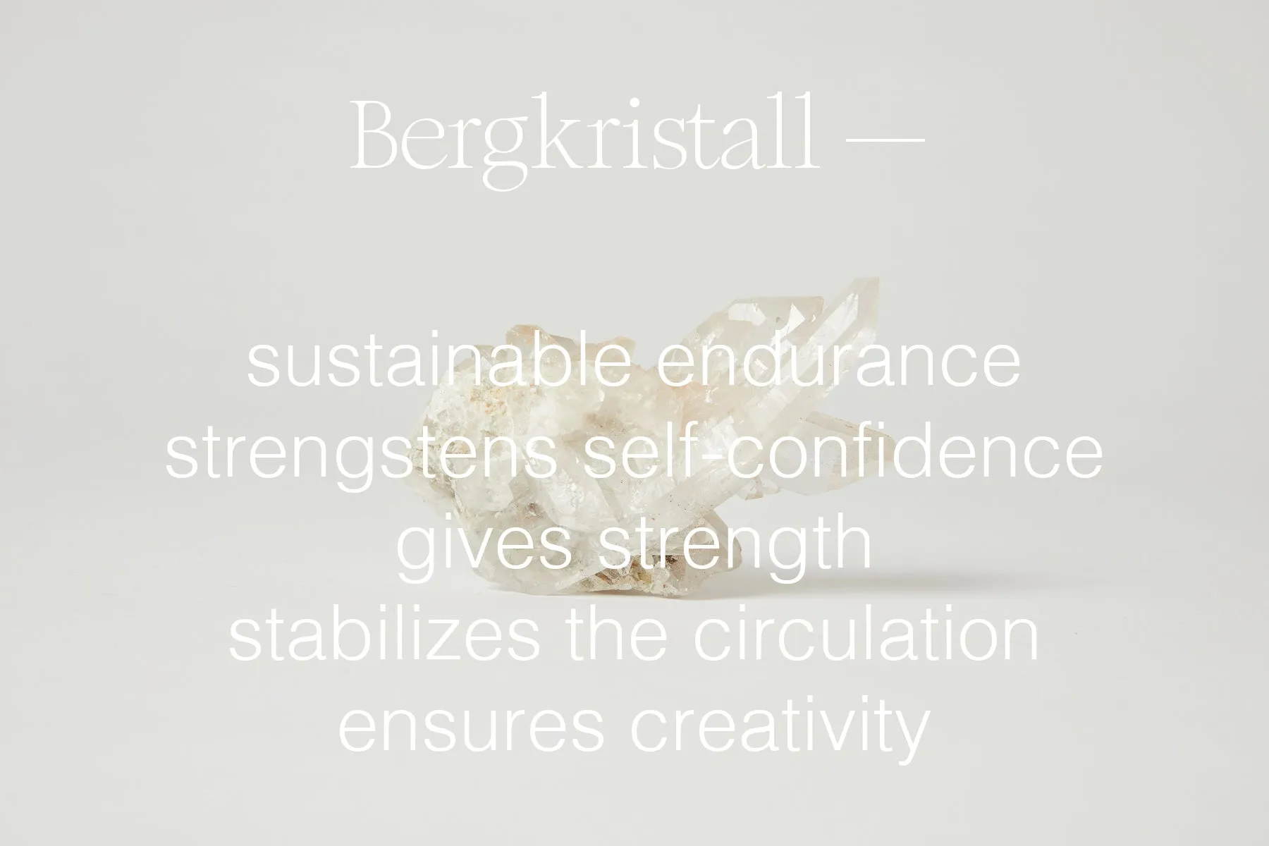 #13_12 BERGKRISTALL