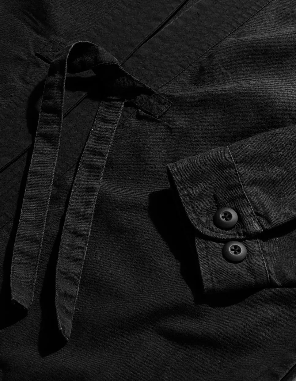 4605 Hemp Hanten Shirt Black