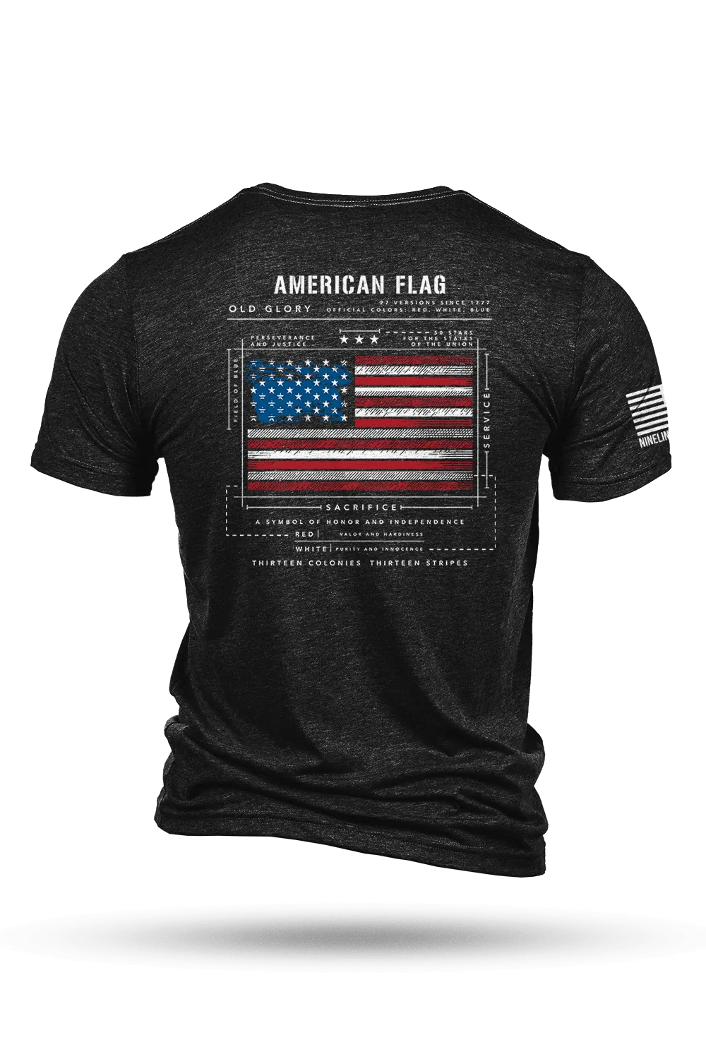 American Flag Schematic - T-Shirt
