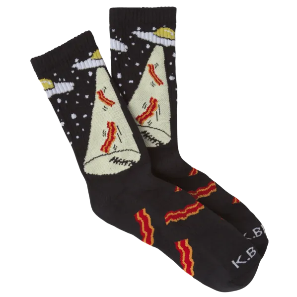 Bacon Abduction Men's Crew Socks