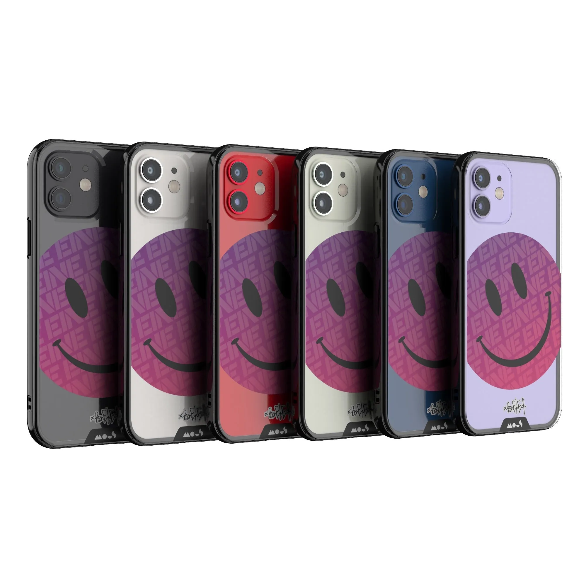 Ben Eine Pink Smiley Printed Phone Case - Clarity