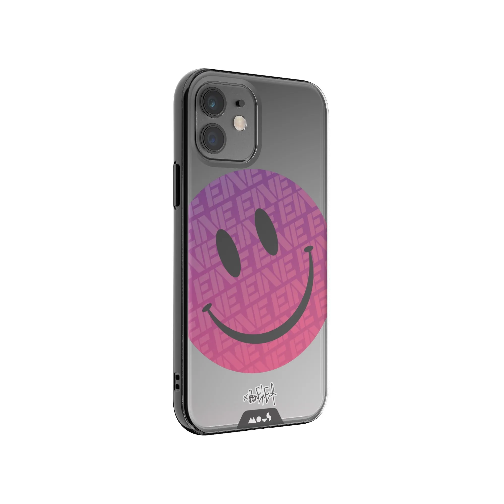 Ben Eine Pink Smiley Printed Phone Case - Clarity