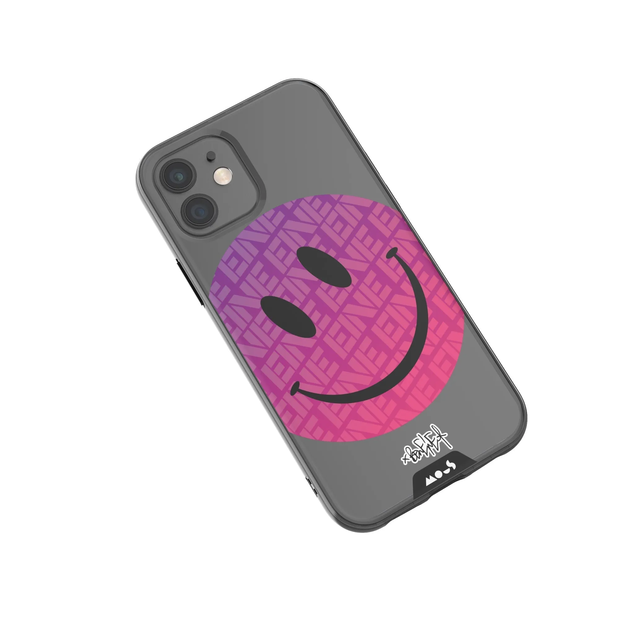 Ben Eine Pink Smiley Printed Phone Case - Clarity