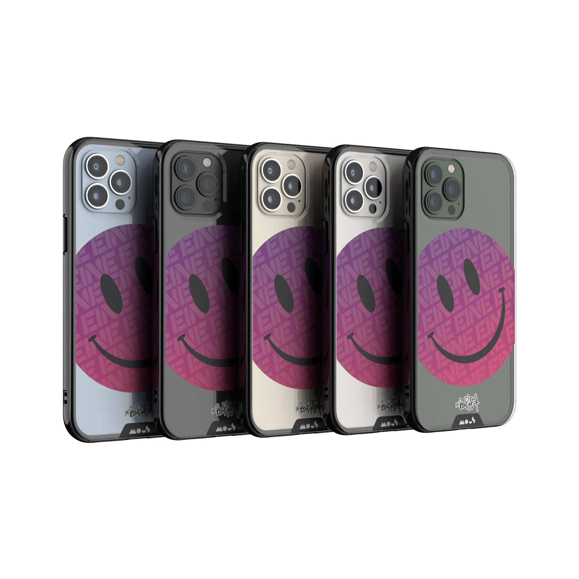 Ben Eine Pink Smiley Printed Phone Case - Clarity