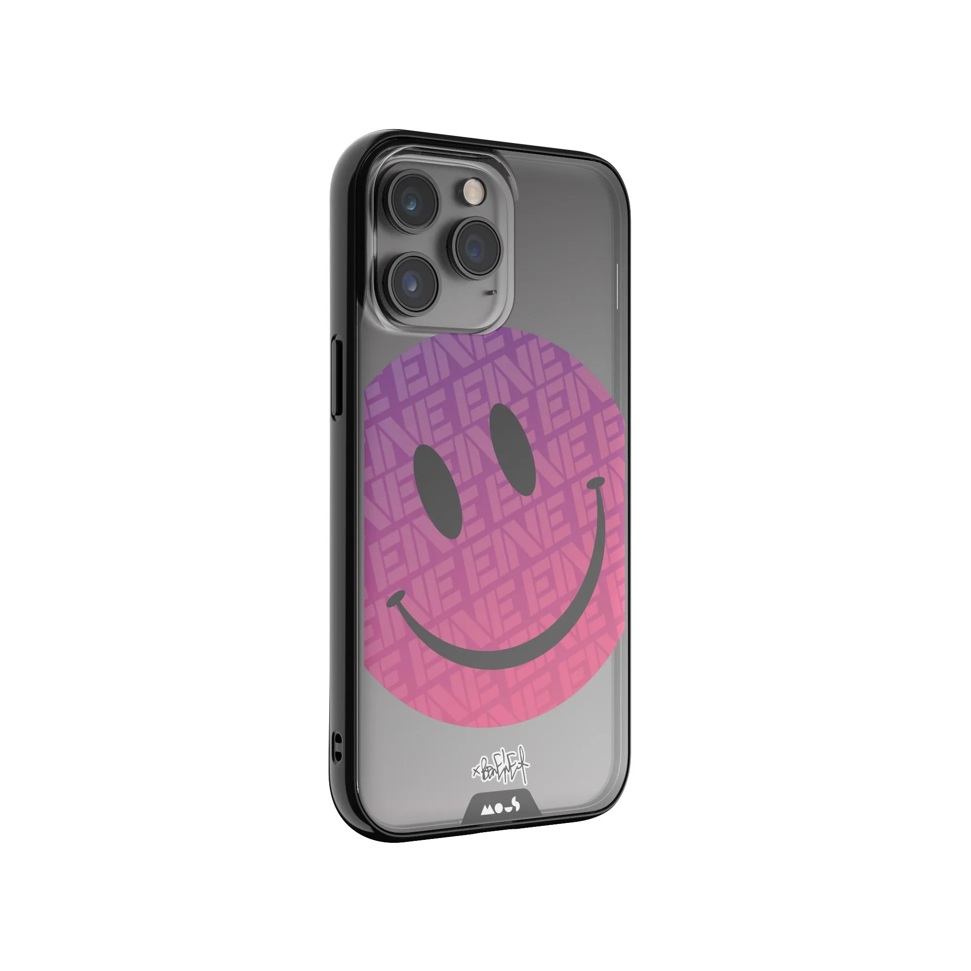Ben Eine Pink Smiley Printed Phone Case - Clarity