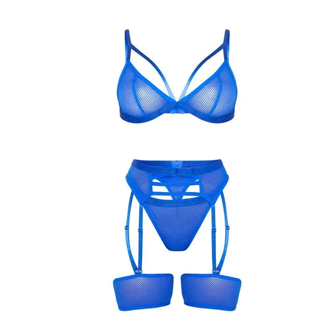 BlackTree Transparent Bra Set for Sexy Ladies .