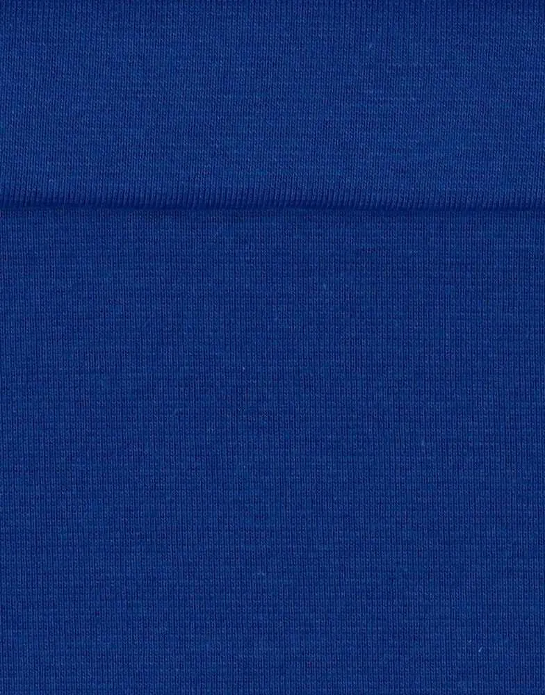 Cobalt Blue Organic Tubular Rib Knit