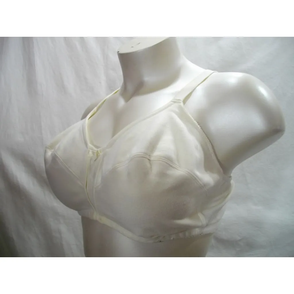 Comfort Choice 27-1209-9 100% Cotton Wire Free Bra 48C White