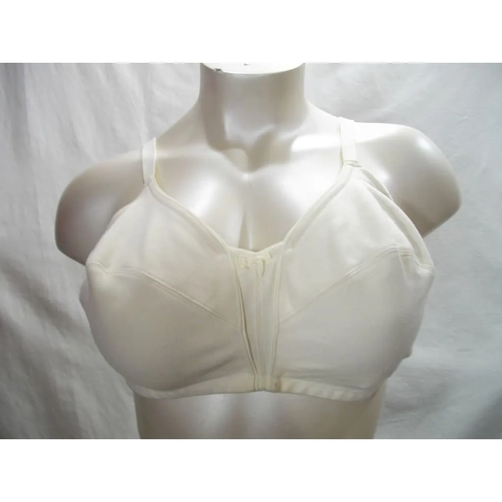 Comfort Choice 27-1209-9 100% Cotton Wire Free Bra 48C White