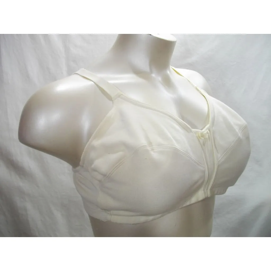 Comfort Choice 27-1209-9 100% Cotton Wire Free Bra 48C White
