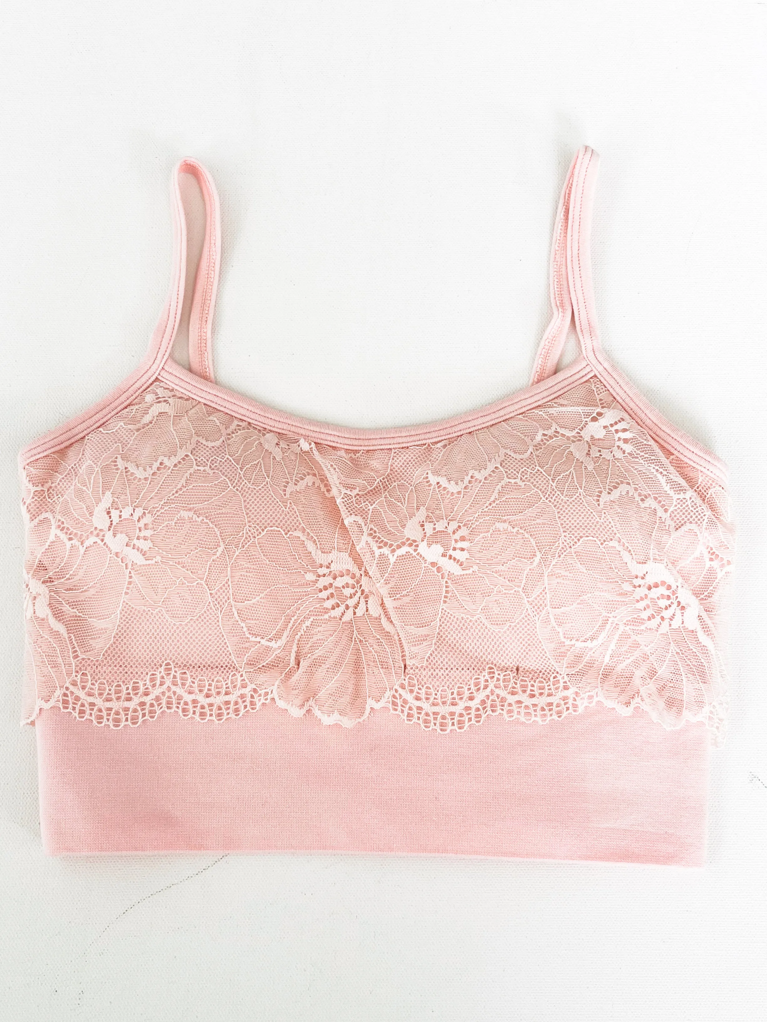 Crazy Beautiful Lace Bra - Blush
