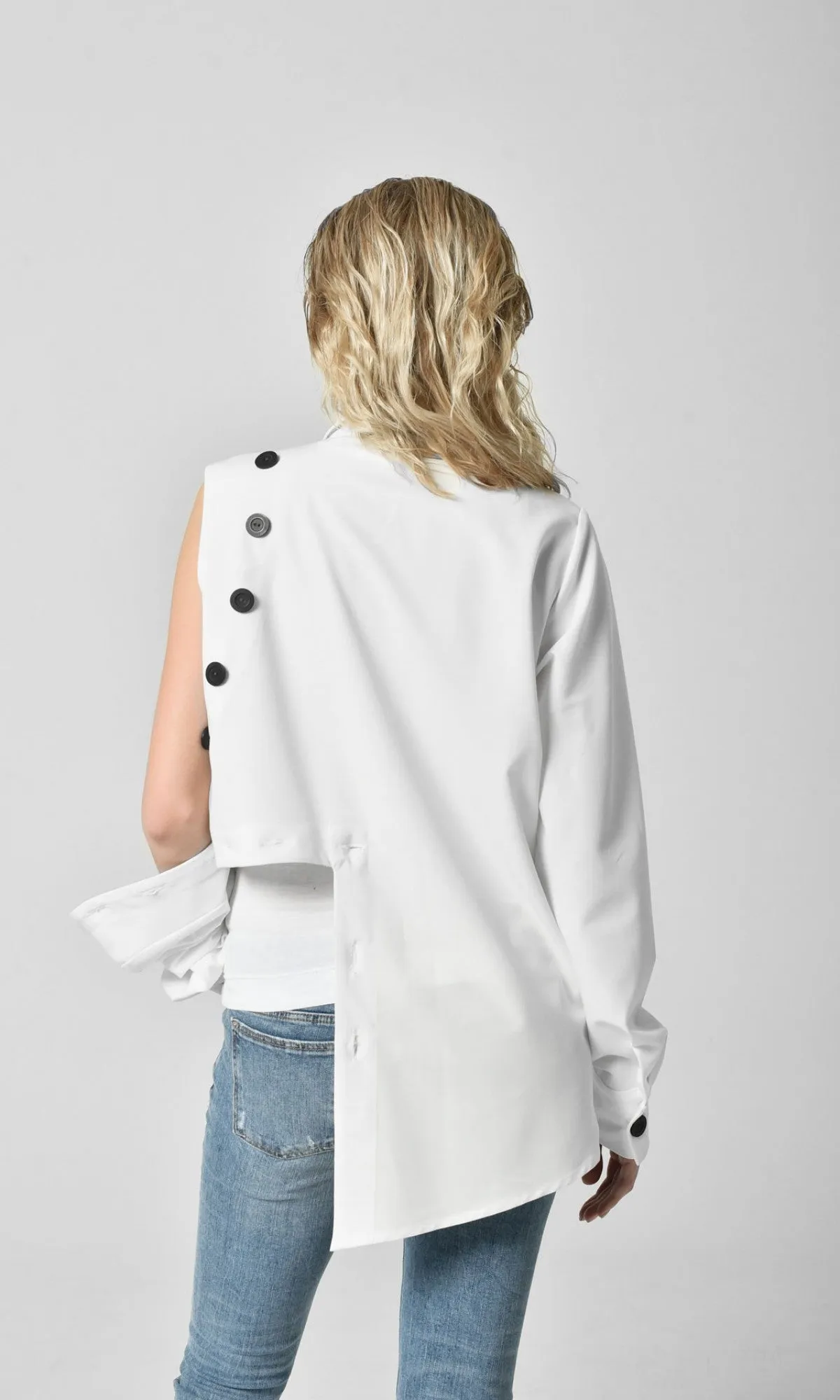 Extra Buttoned Long Sleeves Shirt