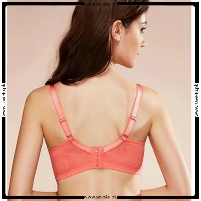 Floral Lace Thin Padded Wired Minimizer Bra