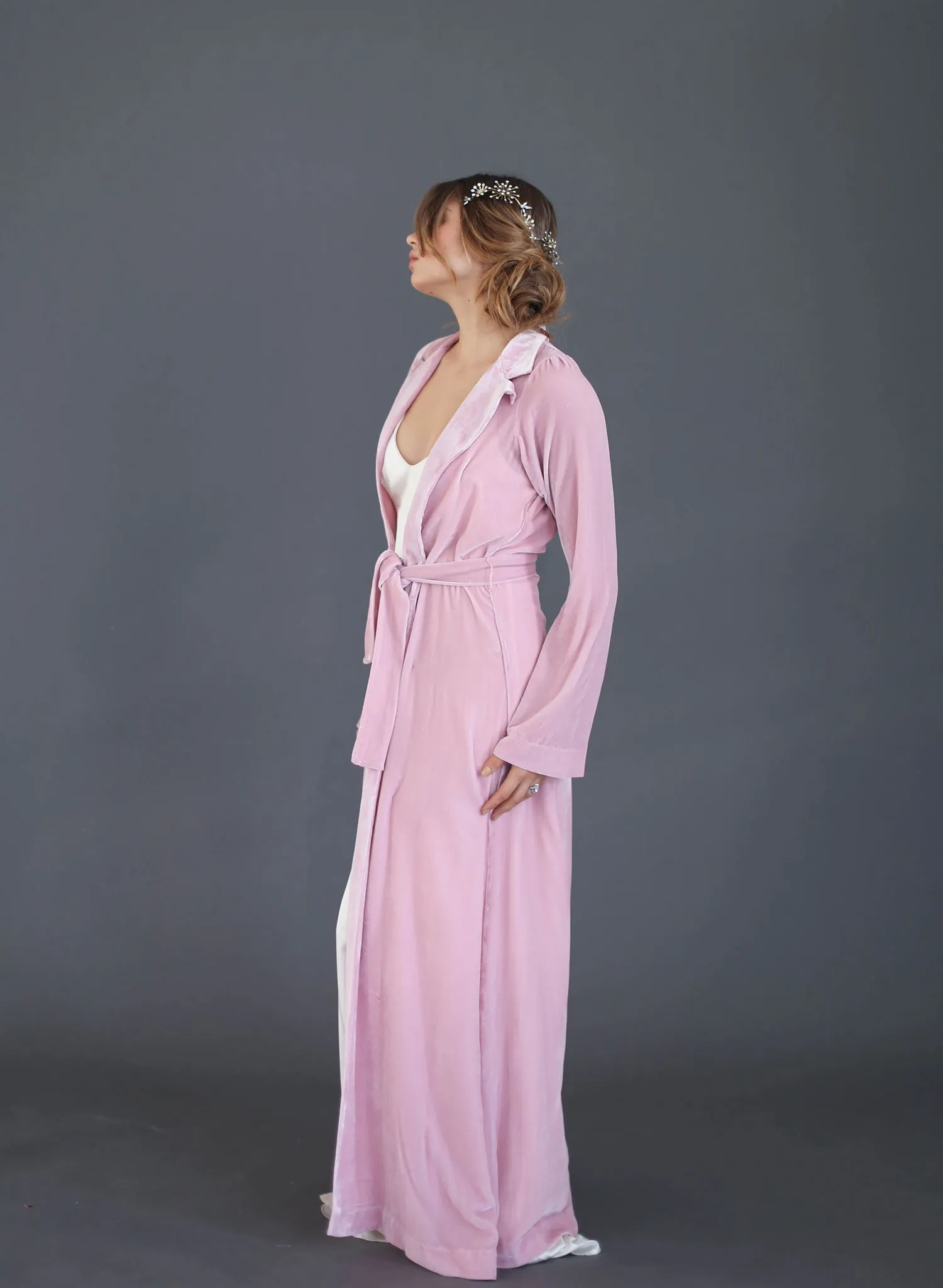 Foliosa - Velvet robe - Style # 2101