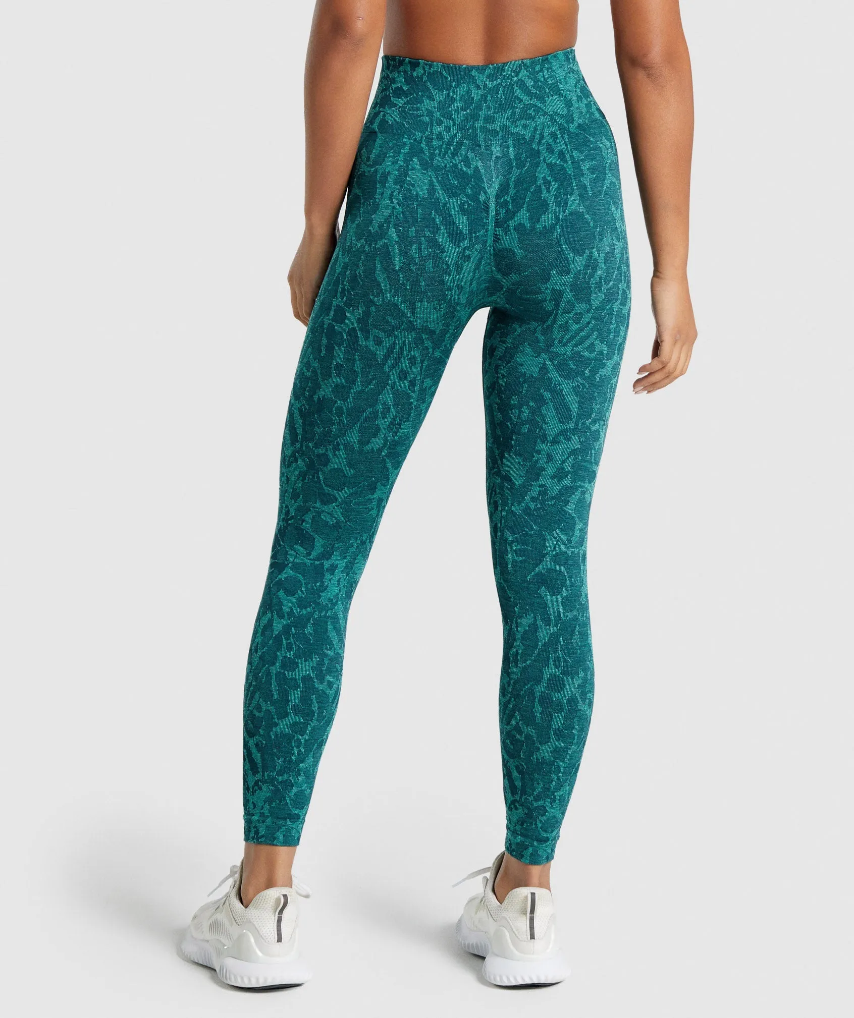 Gymshark Adapt Animal Seamless Leggings - Butterfly | Teal