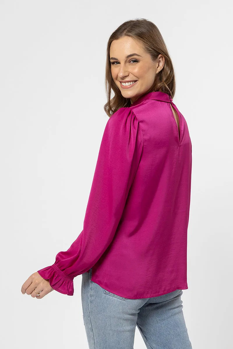 LEILA   LUCA IMPORTANCE TOP -MAGENTA
