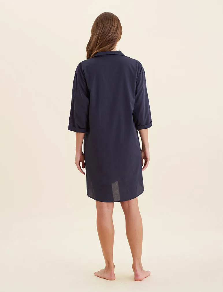 Sure! Here’s an optimized title for the Madison Nightshirt:

Cozy Madison Womens Nightshirt - Soft Cotton Sleepwear with Elegant Design

Let me know if you need any more assistance!
