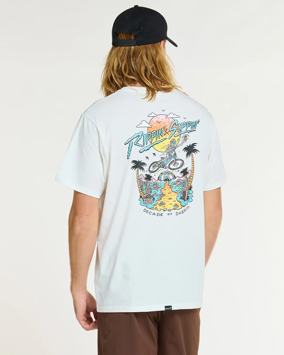 Mens Cotton Tee | Decade of DHaRCO White