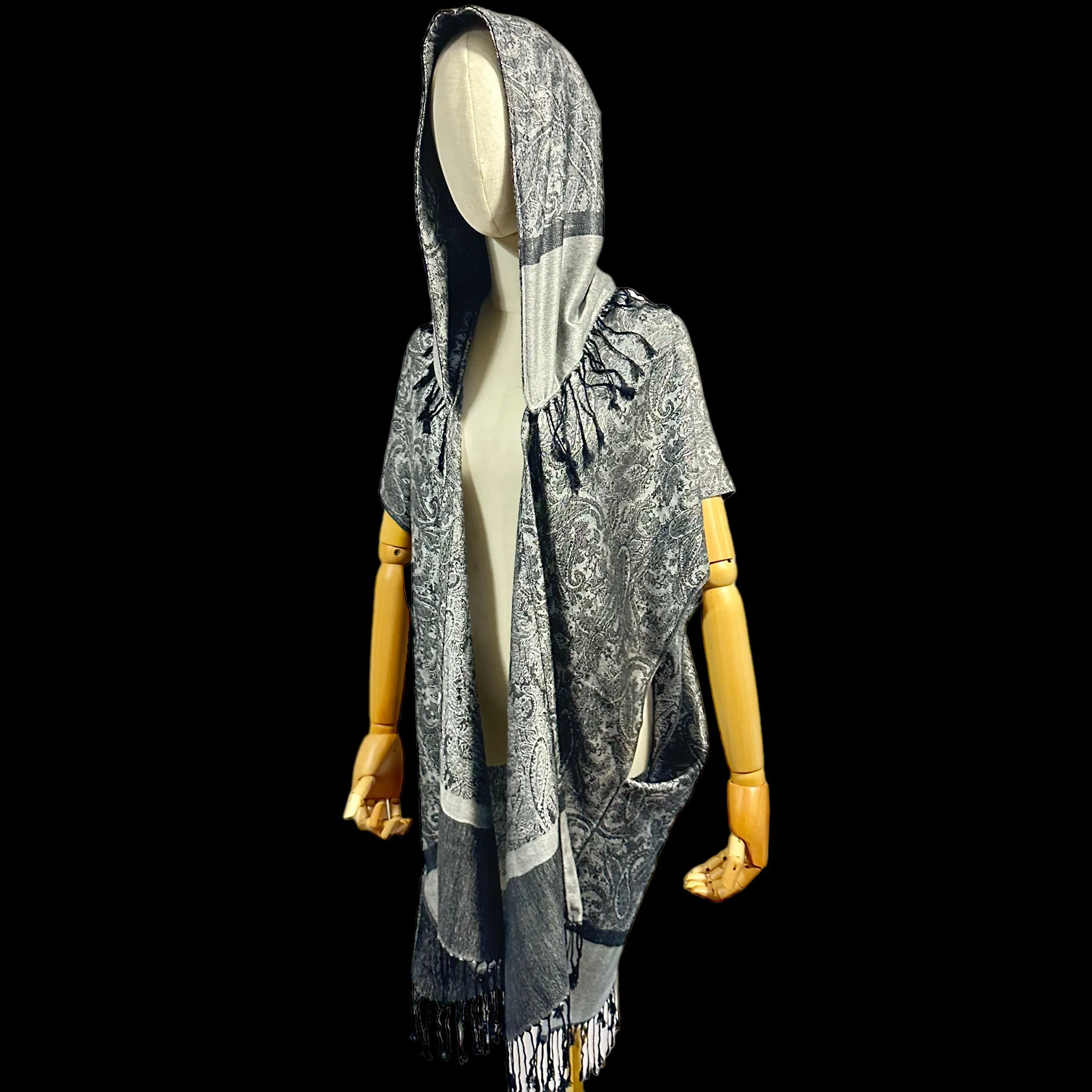 PASH KIMONO - BLACK & WHITE