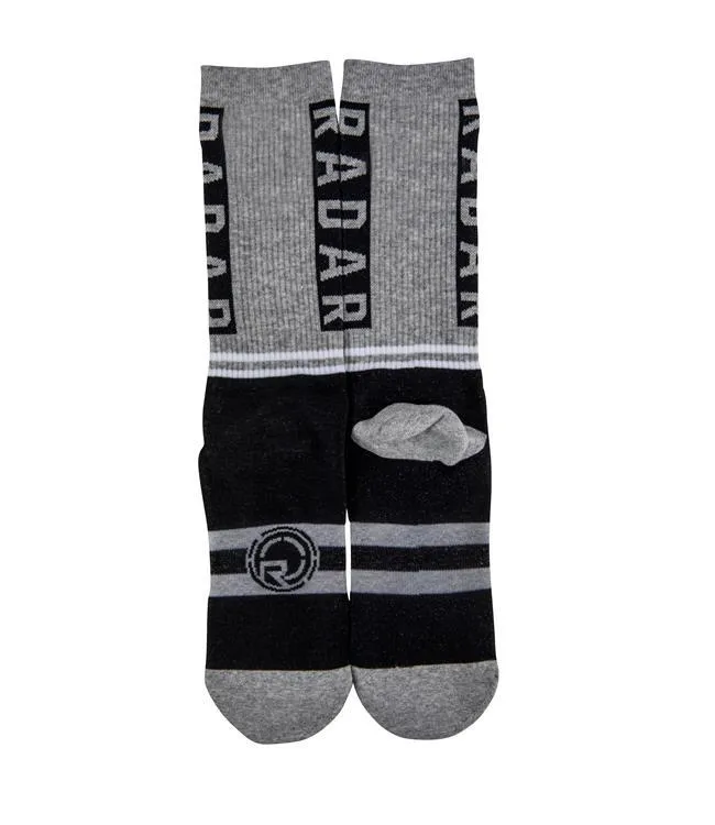 Radar Crew Socks - Grey