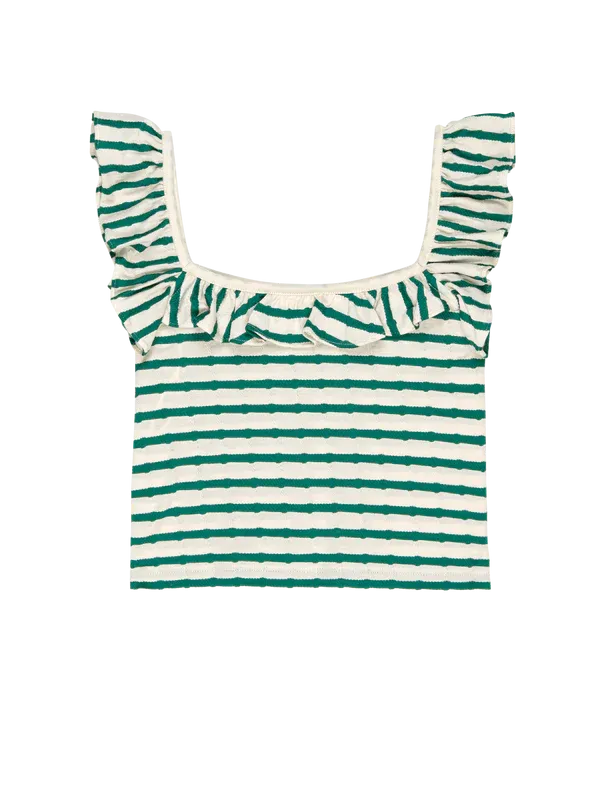 Rose Ruffle Tank