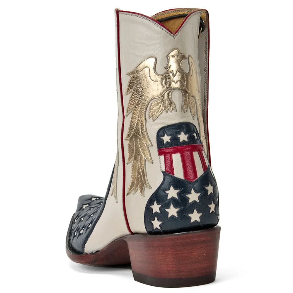 Stars and Stripes Ankle Zipper