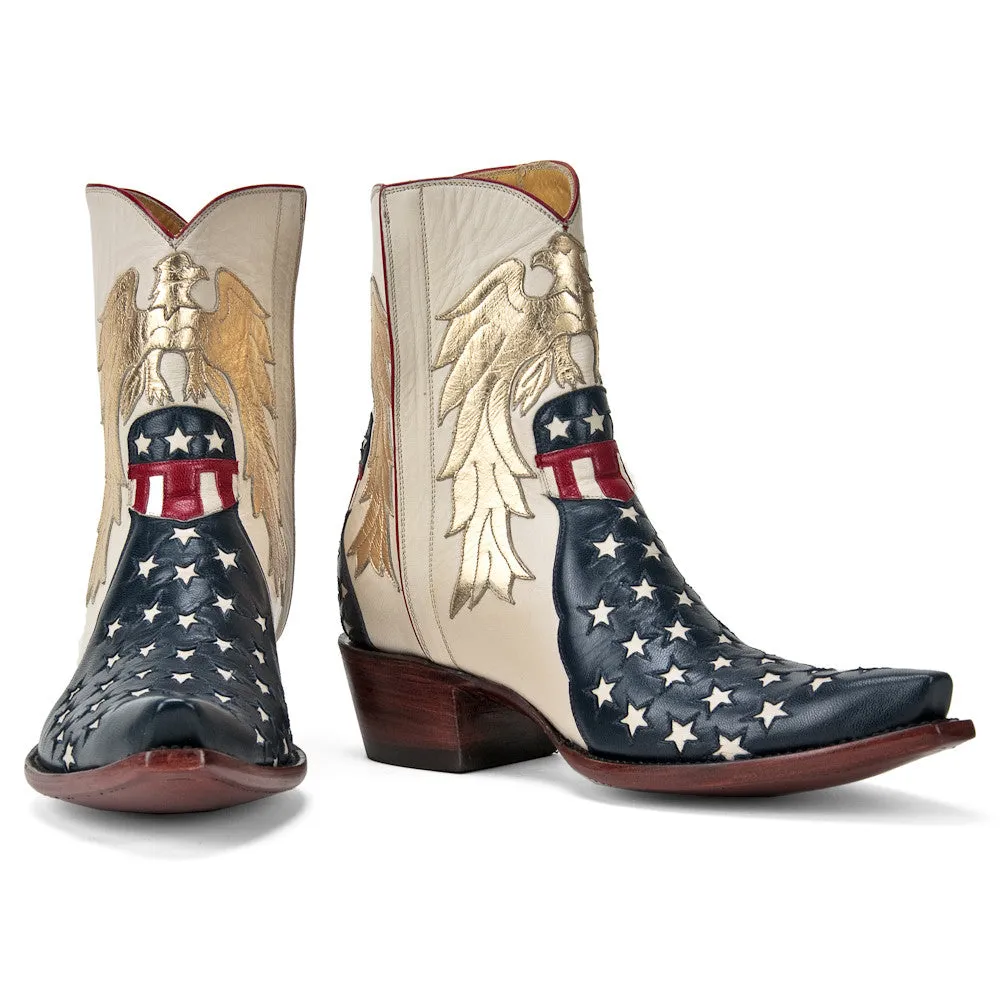 Stars and Stripes Ankle Zipper