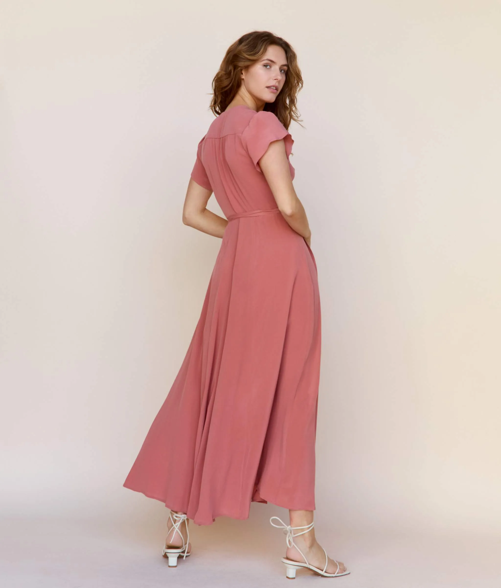 The Autumn Dress | Dusty Rose Silk