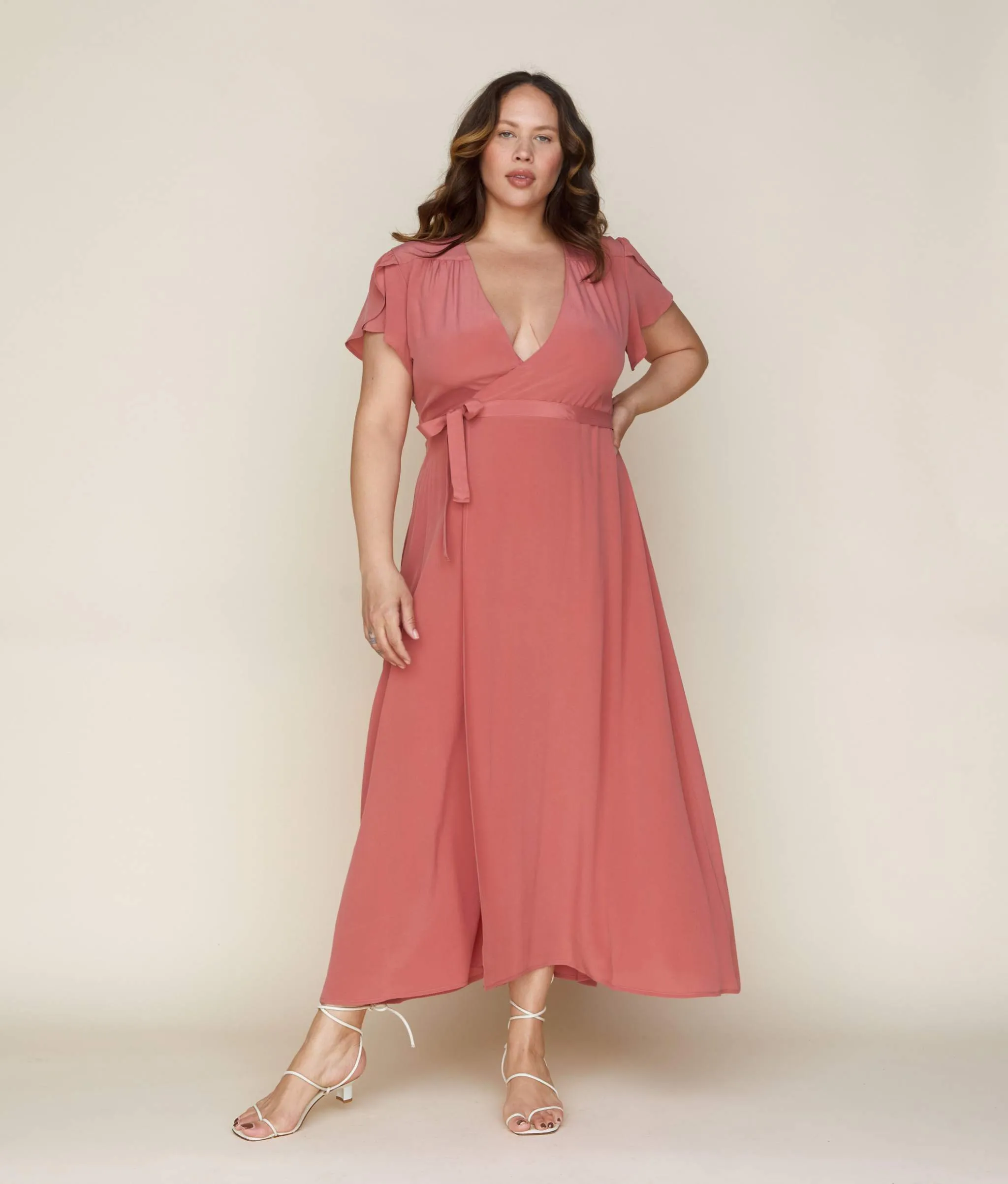 The Autumn Dress | Dusty Rose Silk