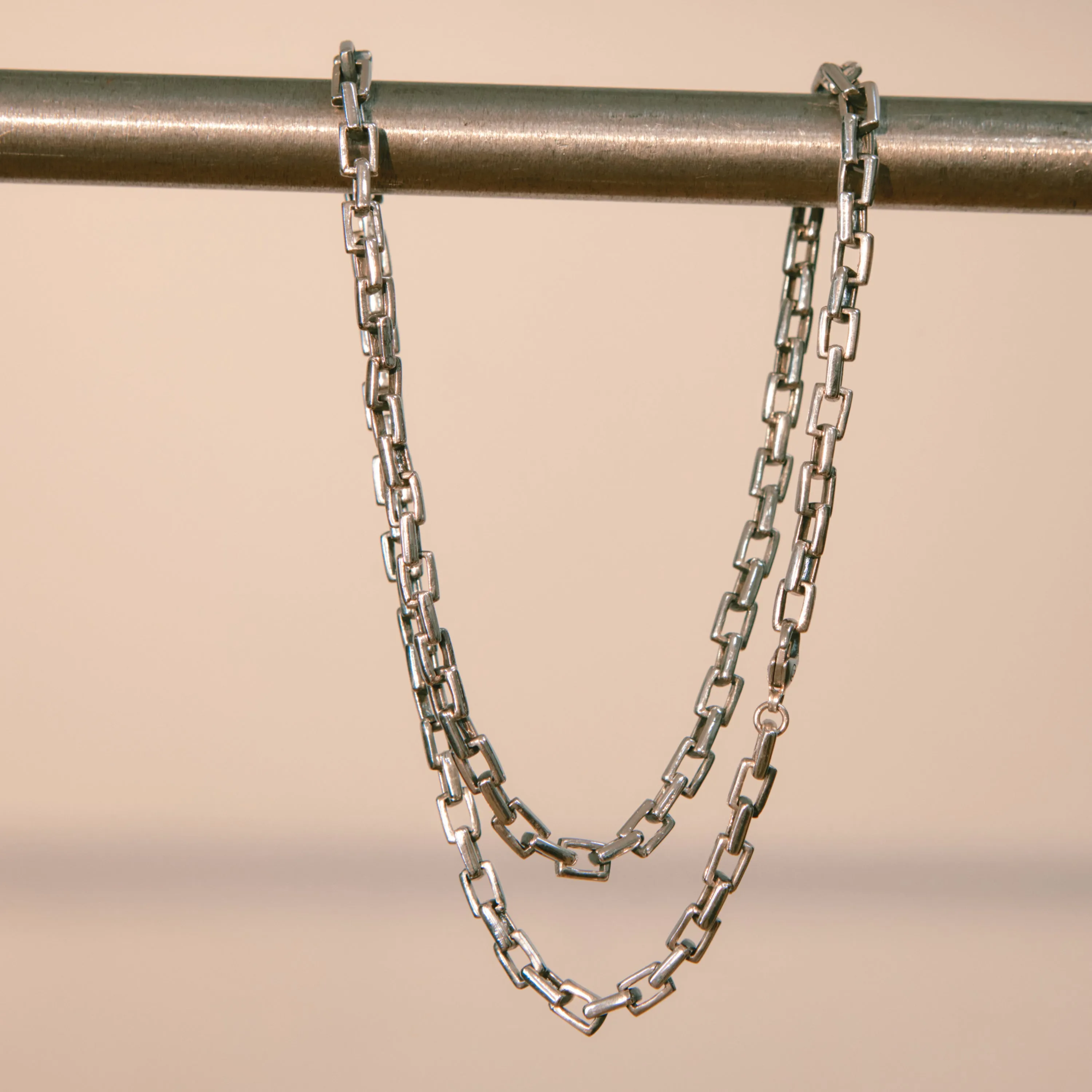Trainwreck Chain Necklace - Sterling Silver 5.5 mm - 22"