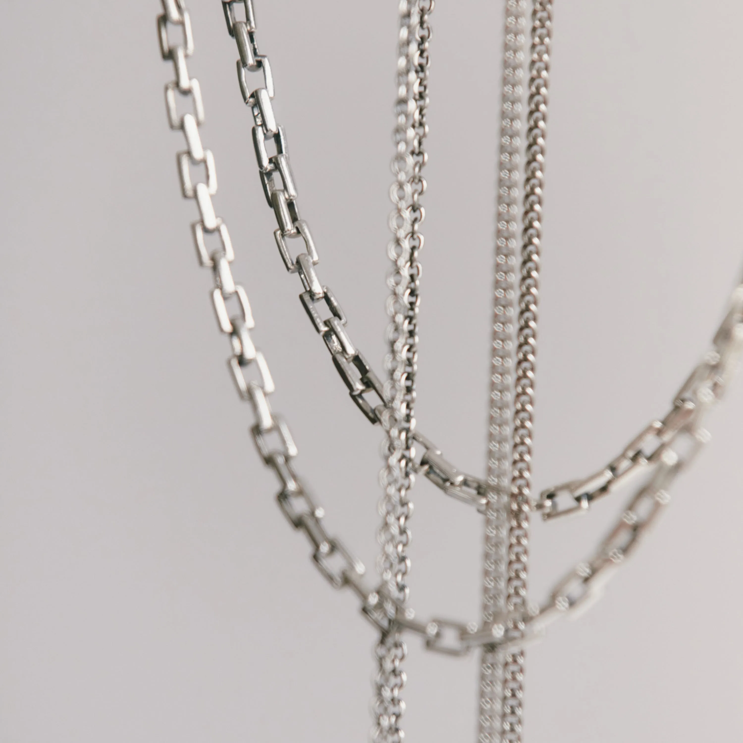 Trainwreck Chain Necklace - Sterling Silver 5.5 mm - 22"