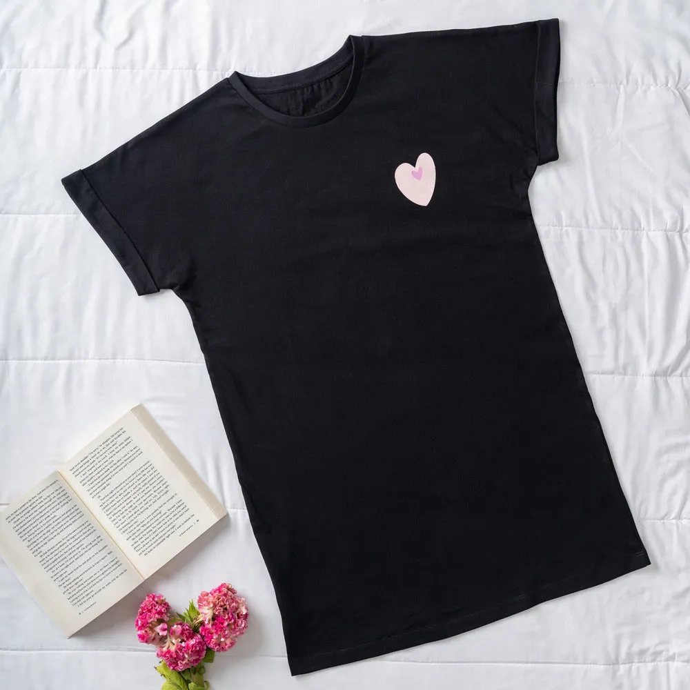 Women summer pajama Self-Love Era night shirt