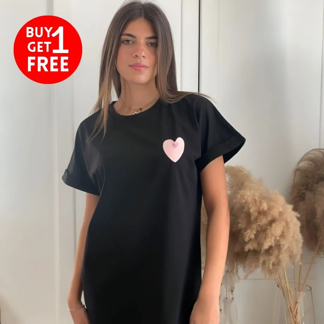 Women summer pajama Self-Love Era night shirt