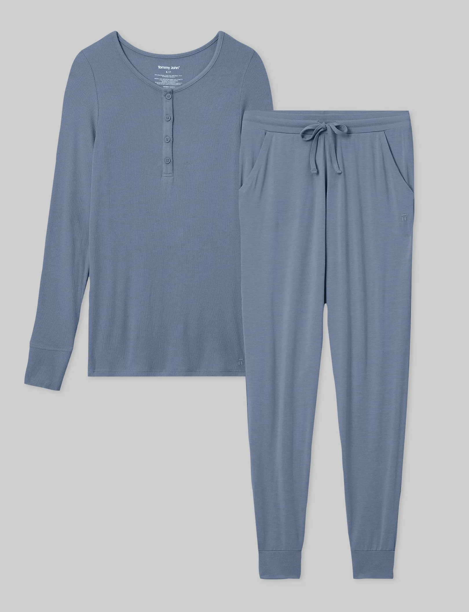 Women's Downtime Henley & Jogger Set