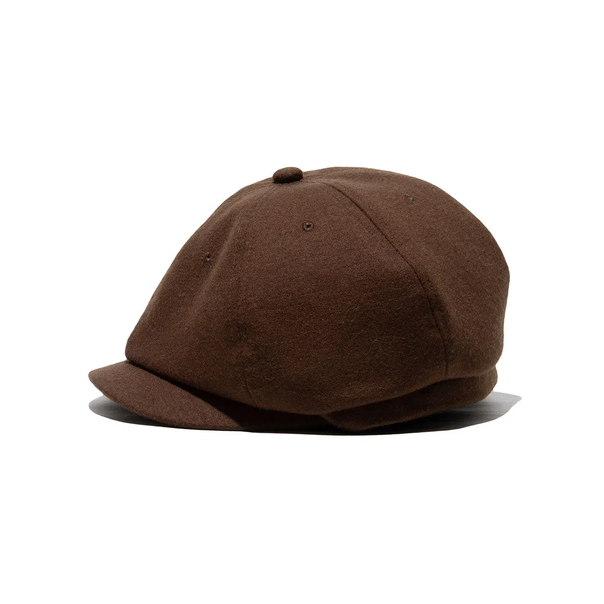 WOOL NEWS PAPER CAP - Brown